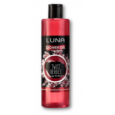 LUNA SHOWER GEL TWIST BERRIES MOISTURIZING & LONG LASTING FRAGRANCED BODY WASH 500 ML